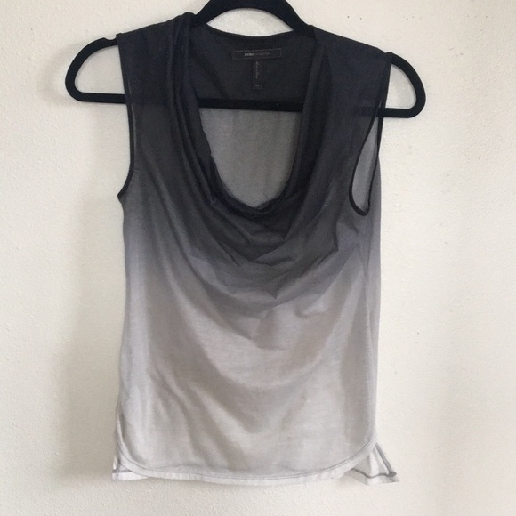 BCBG seethrough cowlneck blouse - Picture 1 of 4